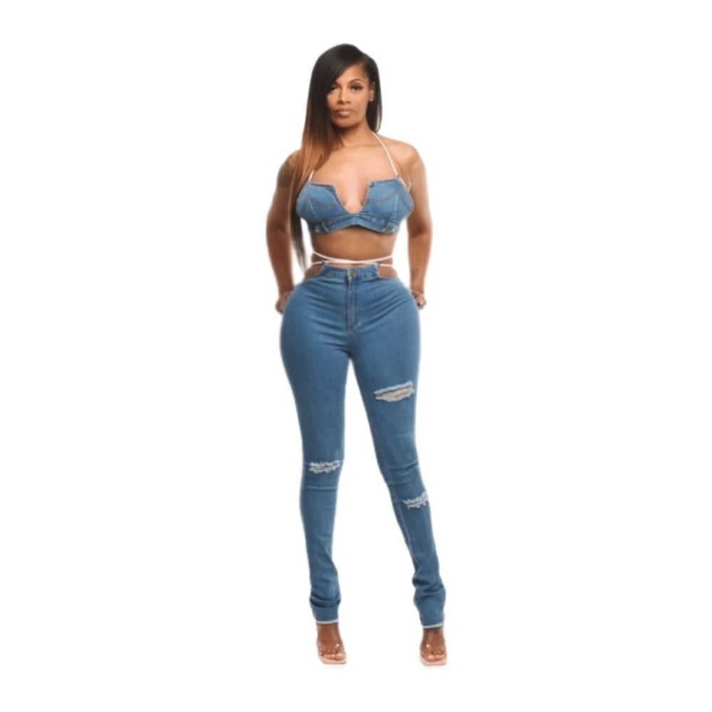2 piece denim set